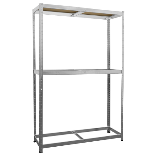 2-Level Tyre Rack with Shelf 150kg Capacity Per Level STR008