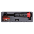 Digital Torque Screwdriver Set 1/4"Sq Drive 2-10Nm 34pc STS100