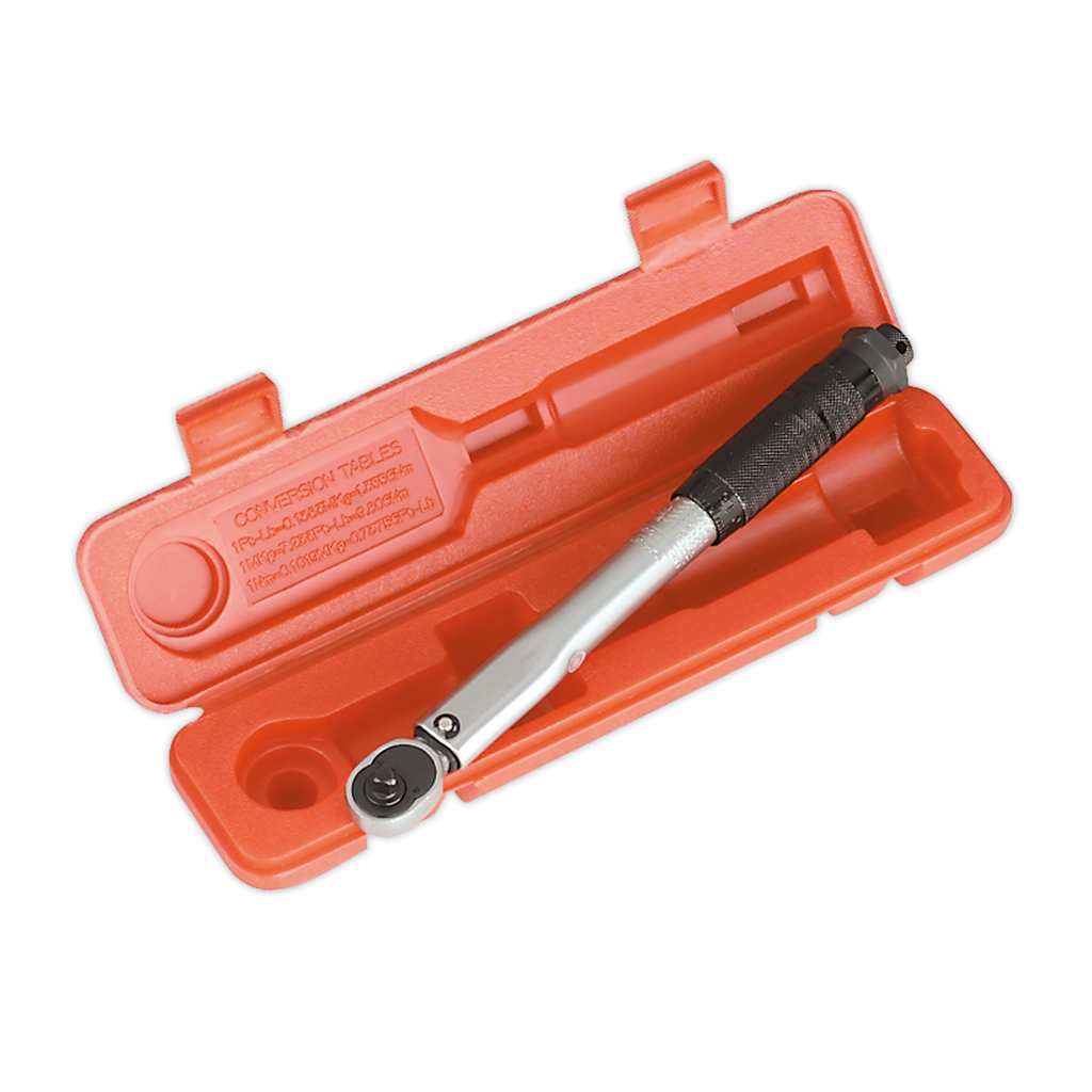 Calibrated Micrometer Style Torque Wrench 1/4"Sq Drive 5-25Nm STW101
