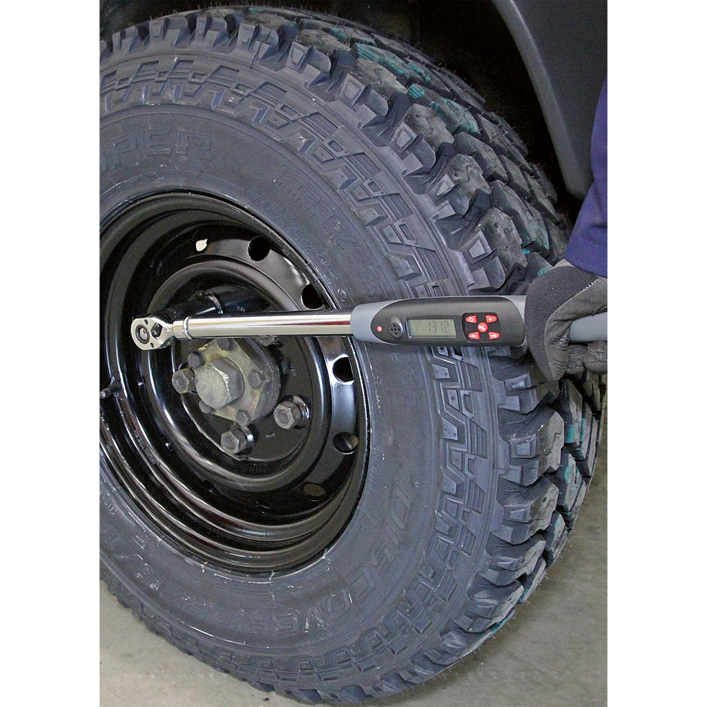 Digital Torque Wrench with Angle Function 1/2"Sq Drive 20-200Nm STW306