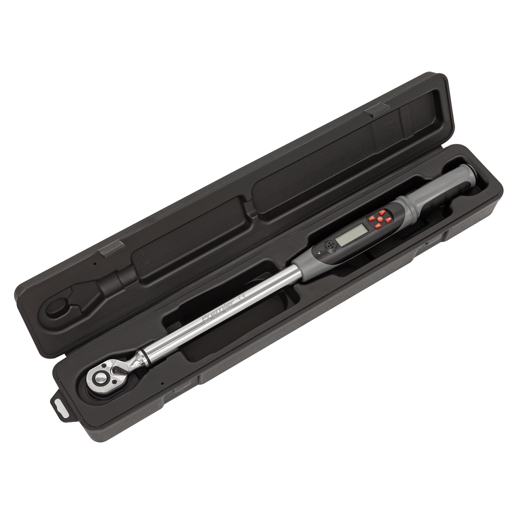 Digital Torque Wrench with Angle Function 1/2"Sq Drive 20-200Nm STW306