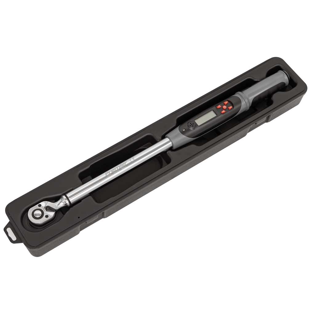 Digital Torque Wrench with Angle Function 1/2"Sq Drive 20-200Nm STW306