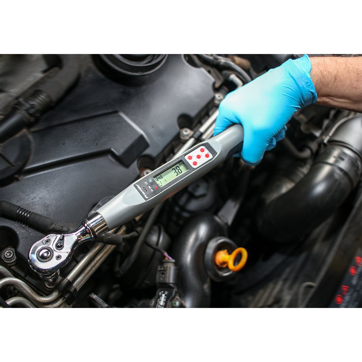 Digital Torque Wrench Digital 3/8"Sq Drive 2-24Nm STW307