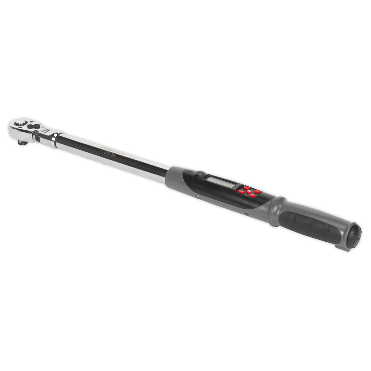 Flexi-Head Digital Torque Wrench with Angle Function 1/2"Sq Drive 20-200Nm STW309