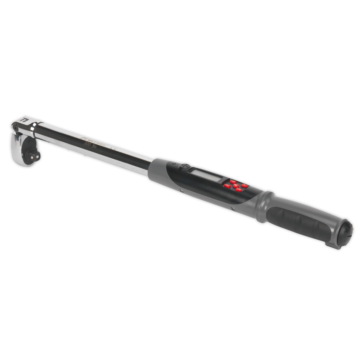 Flexi-Head Digital Torque Wrench with Angle Function 1/2"Sq Drive 20-200Nm STW309