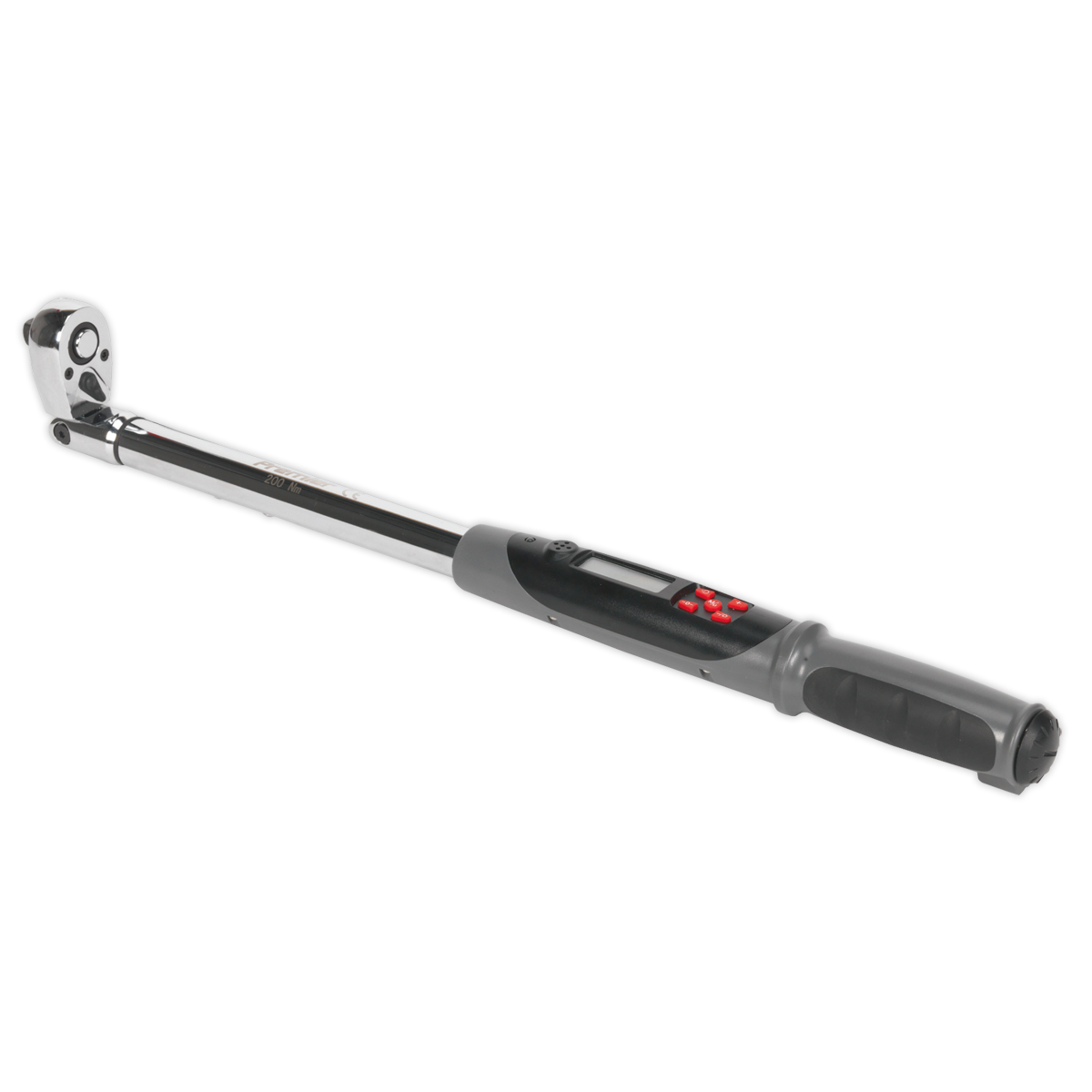 Flexi-Head Digital Torque Wrench with Angle Function 1/2"Sq Drive 20-200Nm STW309