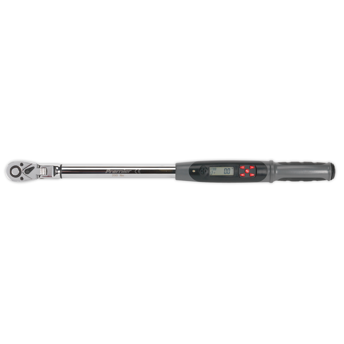 Flexi-Head Digital Torque Wrench with Angle Function 1/2"Sq Drive 20-200Nm STW309