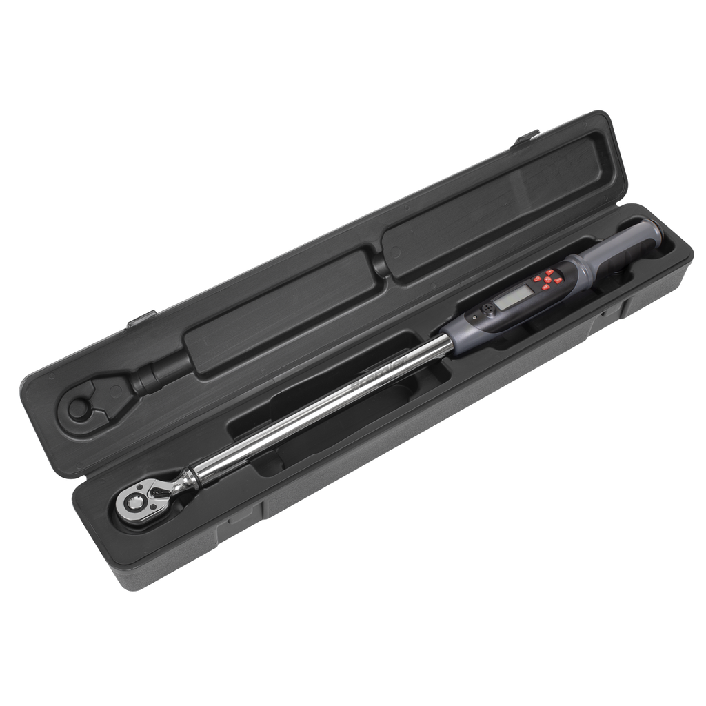 Digital Torque Wrench with Angle Function 1/2"Sq Drive 30-340Nm STW310