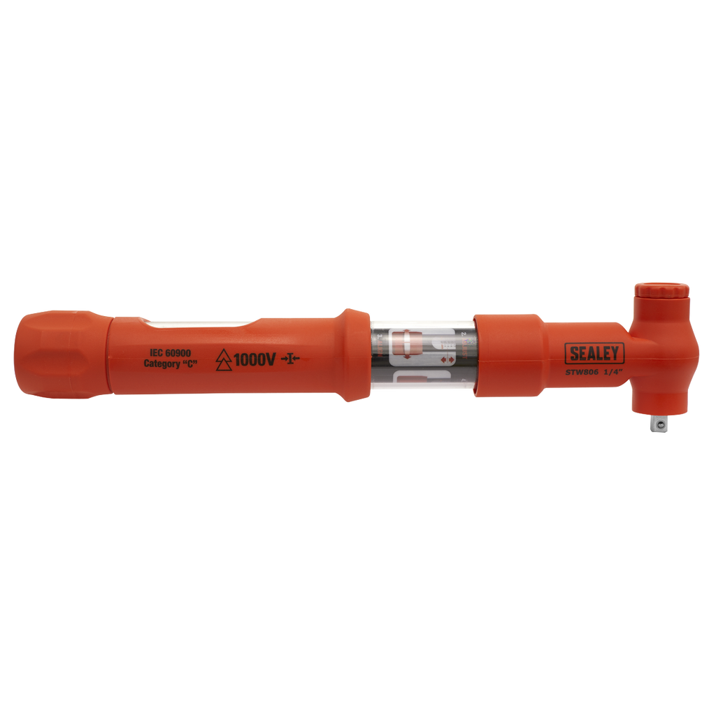 Insulated Torque Wrench 1/4"Sq Drive 2-12Nm STW806