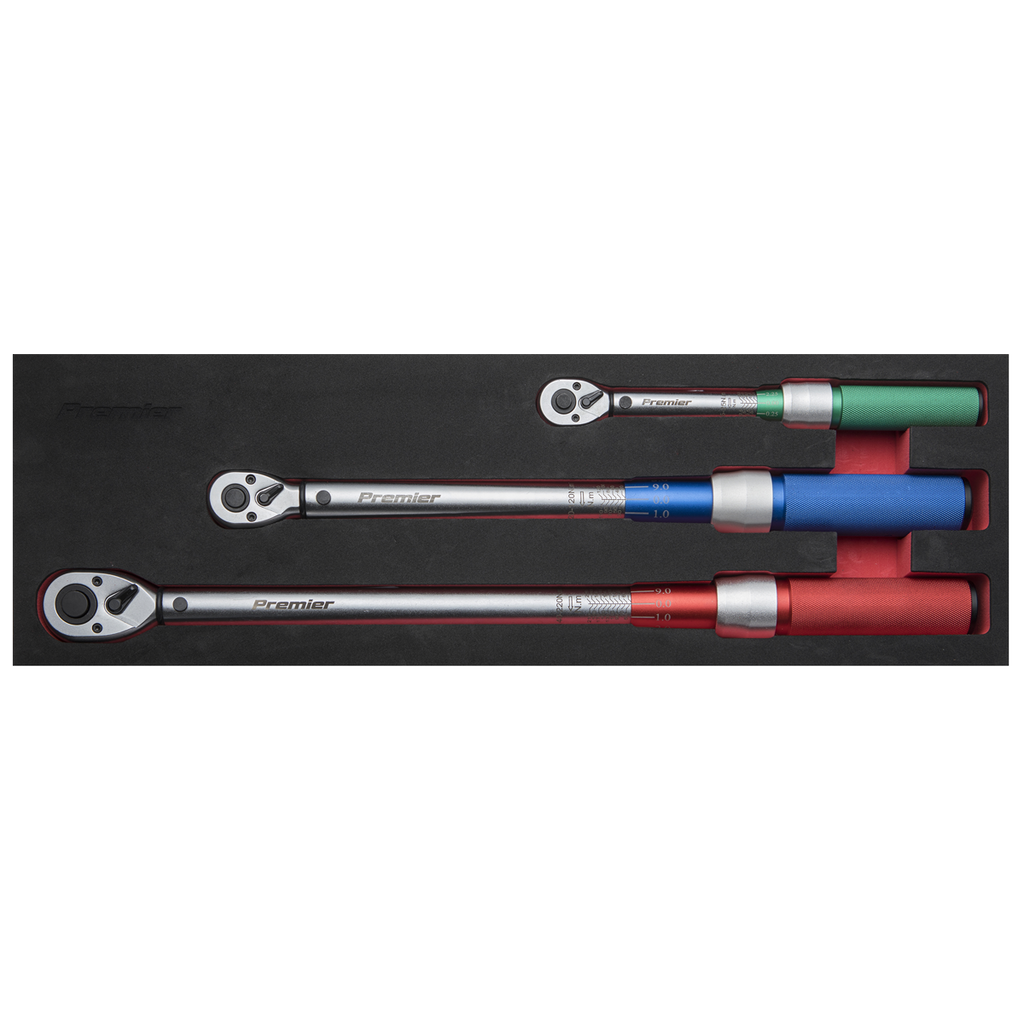 Calibrated Micrometer Torque Wrench Set 3pc STW900SET