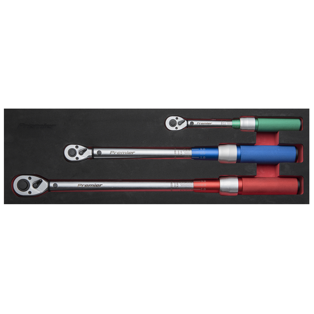 Calibrated Micrometer Torque Wrench Set 3pc STW900SET