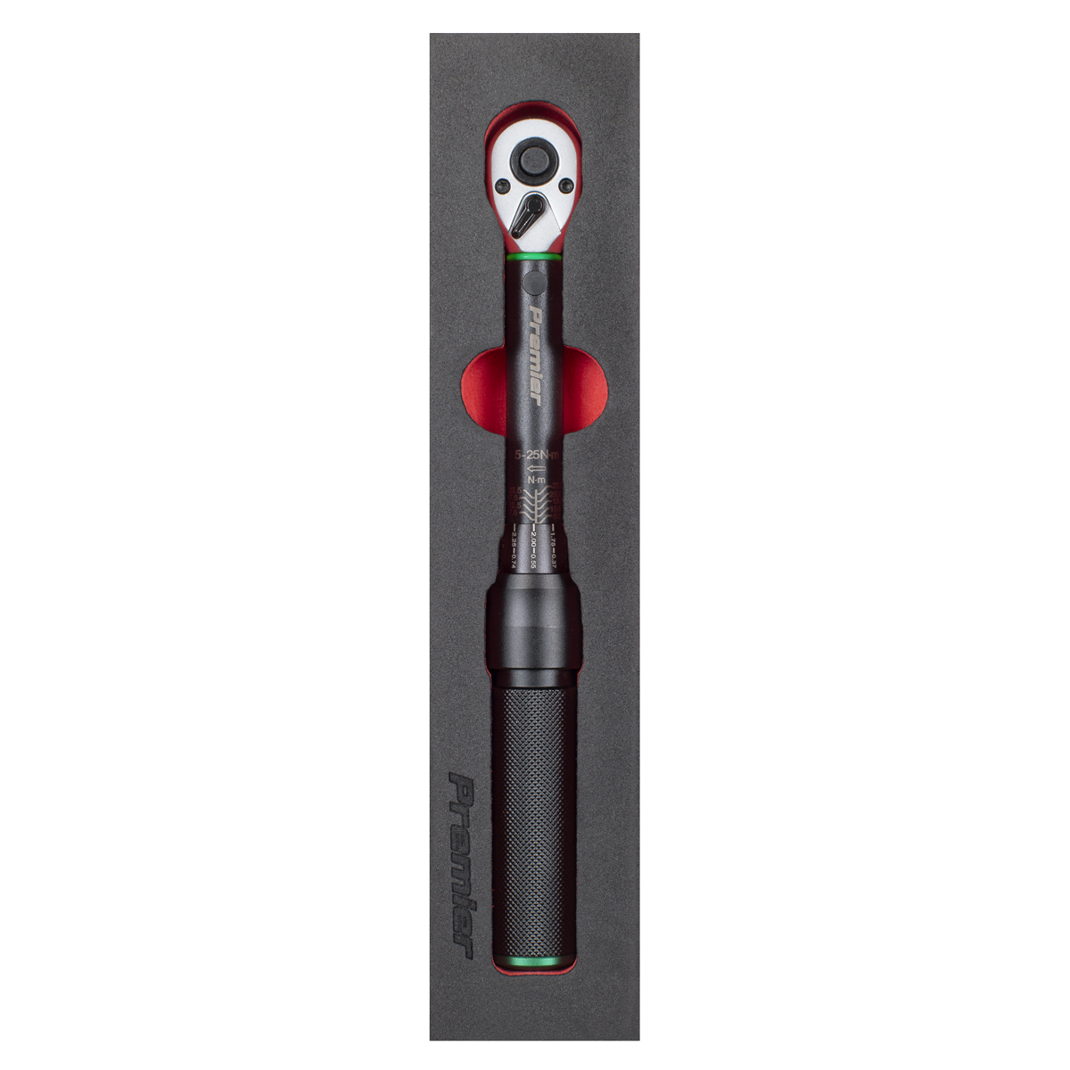 Calibrated Micrometer Torque Wrench 1/4"Sq Drive 5-25Nm STW901B