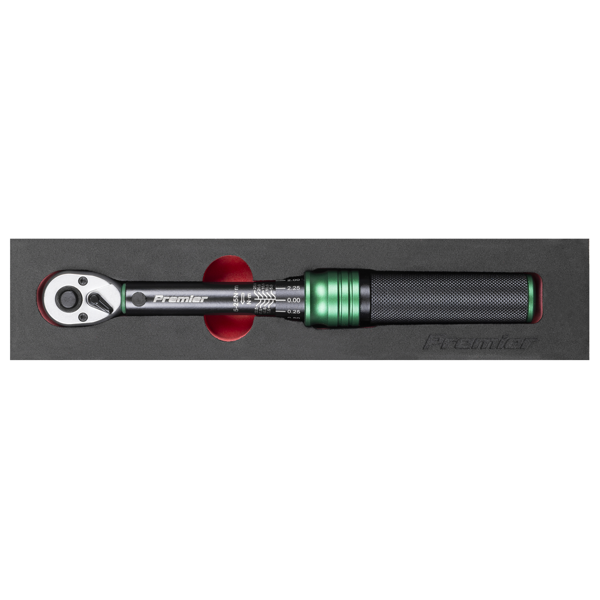 Calibrated Micrometer Torque Wrench 1/4"Sq Drive 5-25Nm STW901B