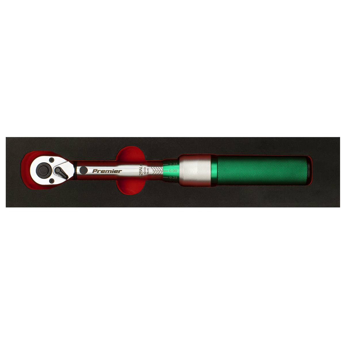 Calibrated Micrometer Torque Wrench 1/4"Sq Drive 5-25Nm STW901