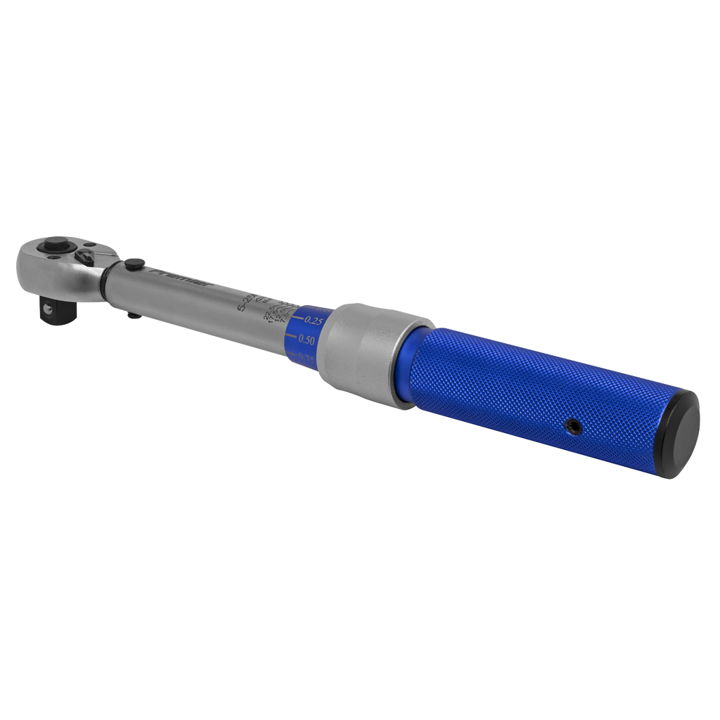 Calibrated Micrometer Torque Wrench 3/8"Sq Drive 5-25Nm STW902
