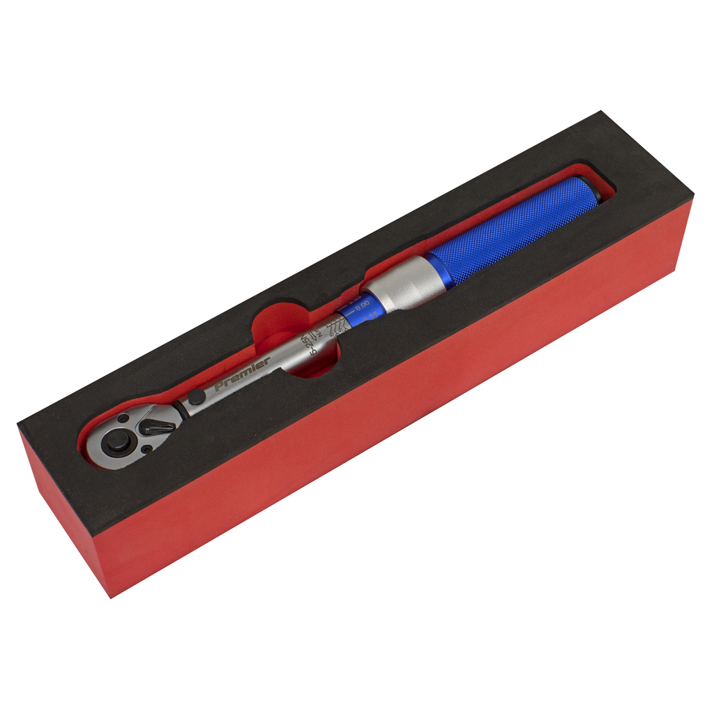 Calibrated Micrometer Torque Wrench 3/8"Sq Drive 5-25Nm STW902