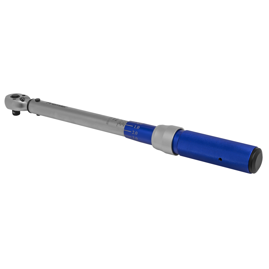 Calibrated Micrometer Torque Wrench 3/8"Sq Drive 20-120Nm STW903