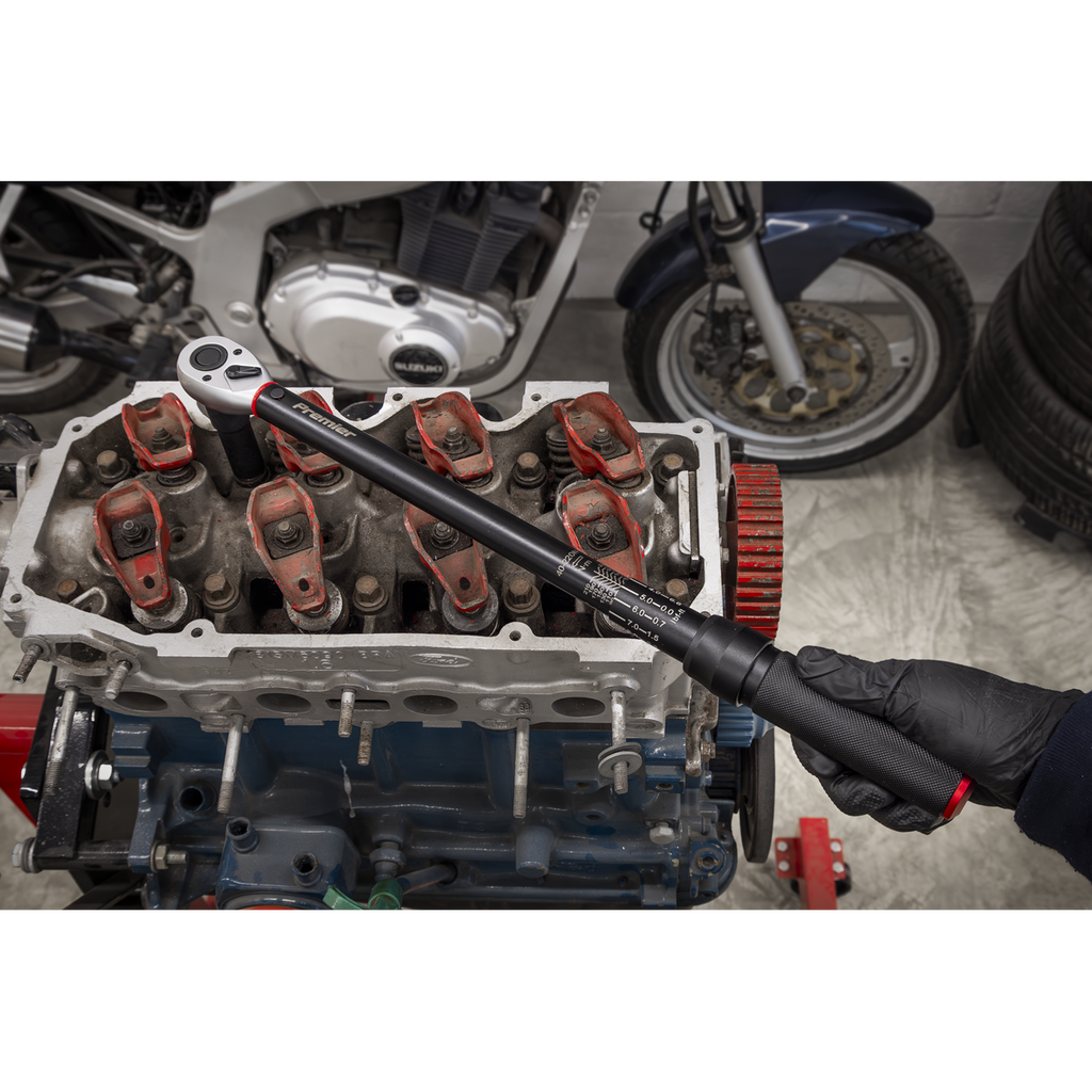 Calibrated Micrometer Torque Wrench 1/2"Sq Drive 40-220Nm STW904B