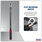 Calibrated Micrometer Torque Wrench 1/2"Sq Drive 60-330Nm STW905B