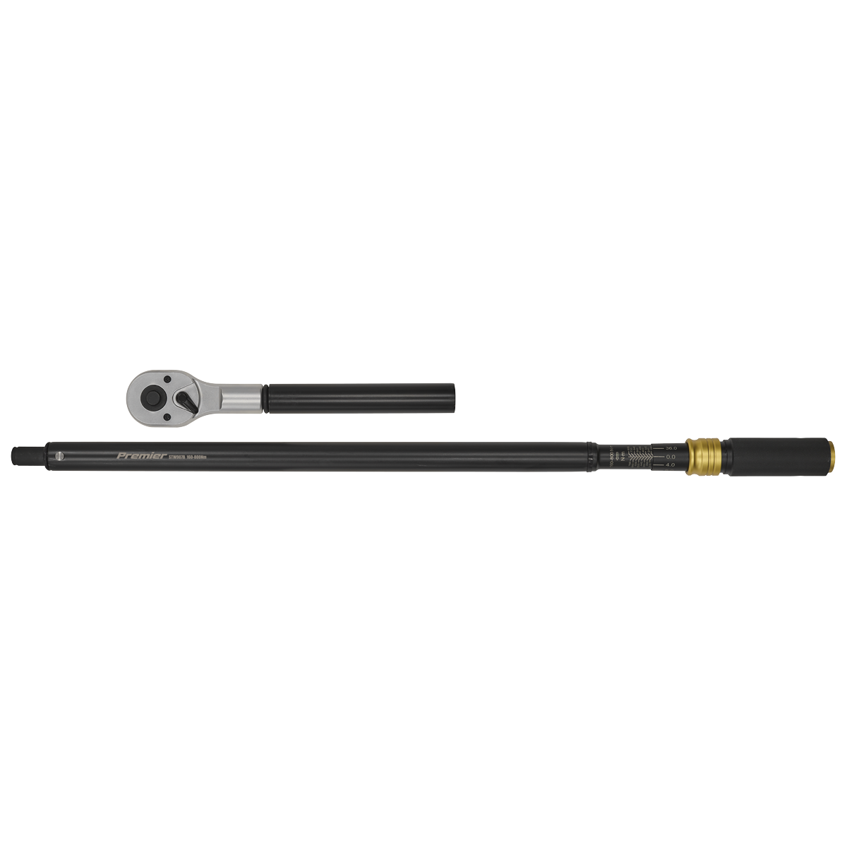 Calibrated Micrometer Torque Wrench 3/4"Sq Drive 160-800Nm STW907B