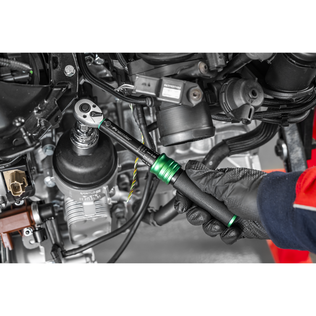 Calibrated Micrometer Torque Wrench & Torque Screwdriver Set 4pc STW909SETB