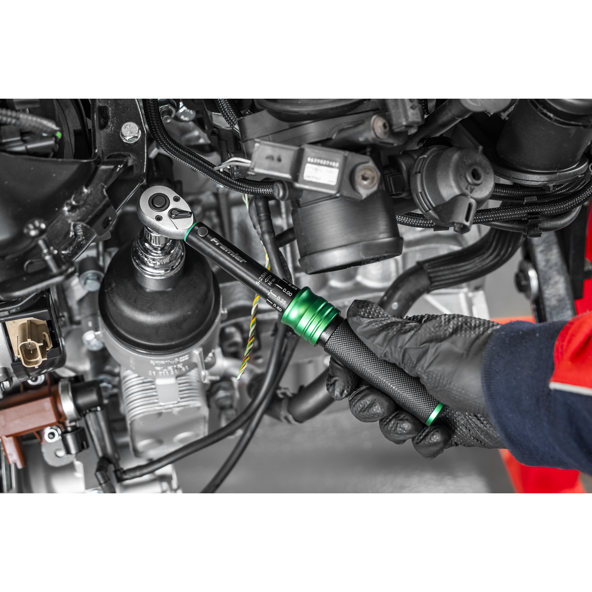 Calibrated Micrometer Torque Wrench & Torque Screwdriver Set 4pc STW909SETB