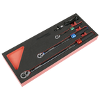 Calibrated Micrometer Torque Wrench & Torque Screwdriver Set 4pc STW909SETB