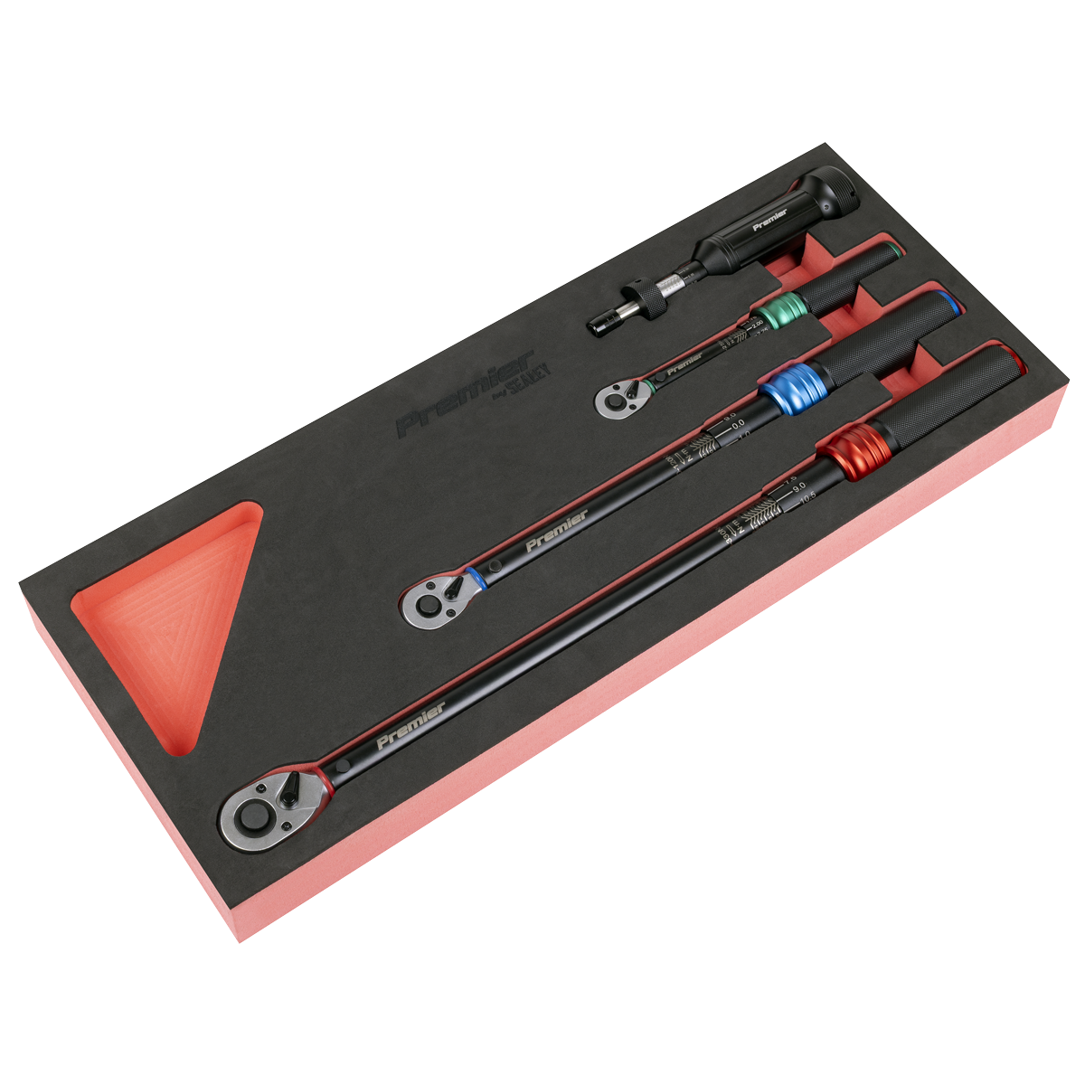 Calibrated Micrometer Torque Wrench & Torque Screwdriver Set 4pc STW909SETB