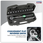 Torque Wrench Set 1/4"Sq Drive 5-25Nm 14pc STW911B