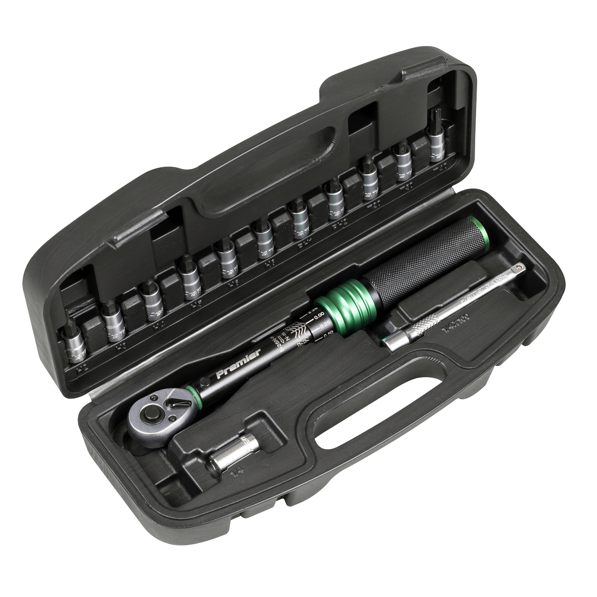 Torque Wrench Set 1/4"Sq Drive 5-25Nm 14pc STW911B