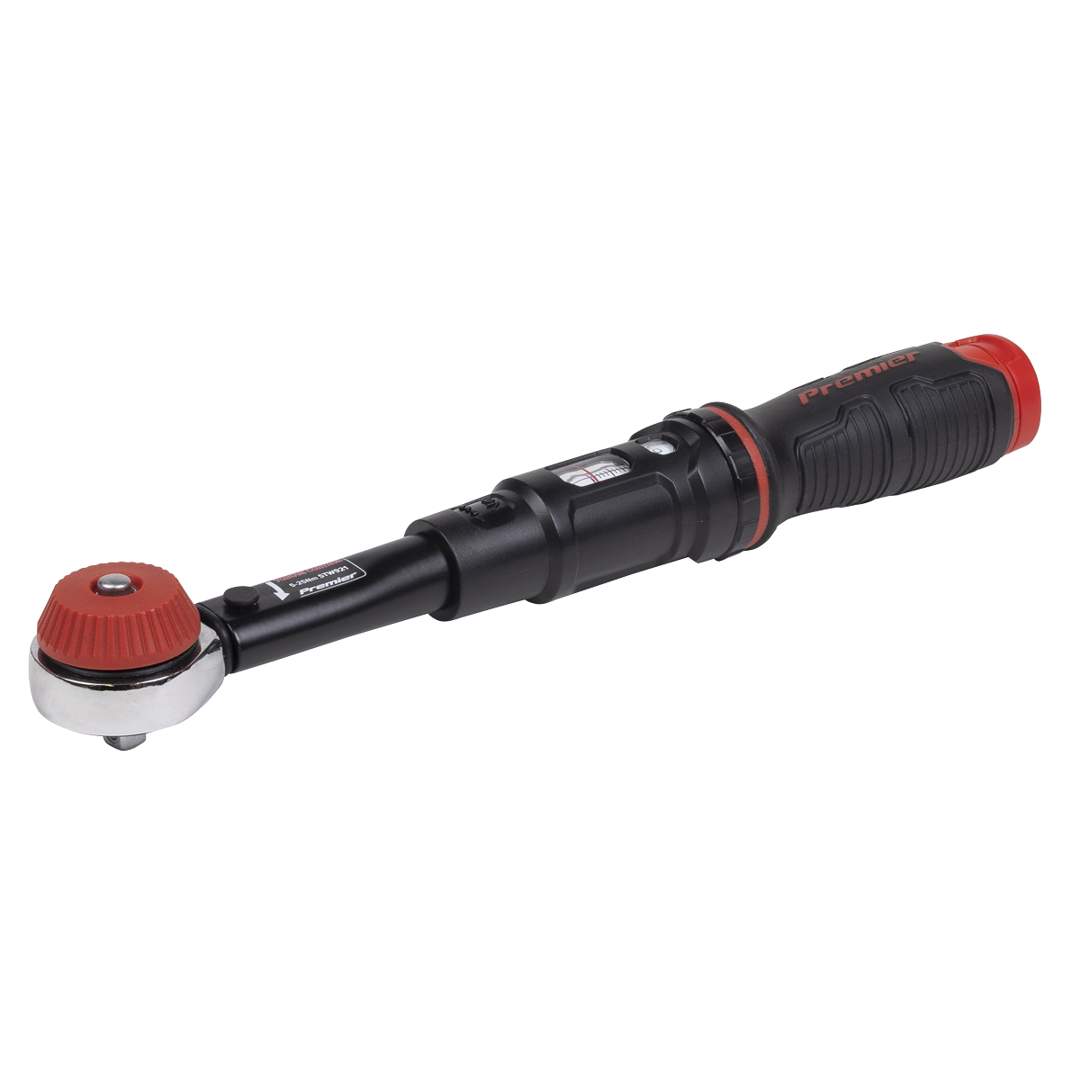 Calibrated Micrometer Torque Wrench with 1/4"Sq Push-Through Drive 5-25Nm STW921