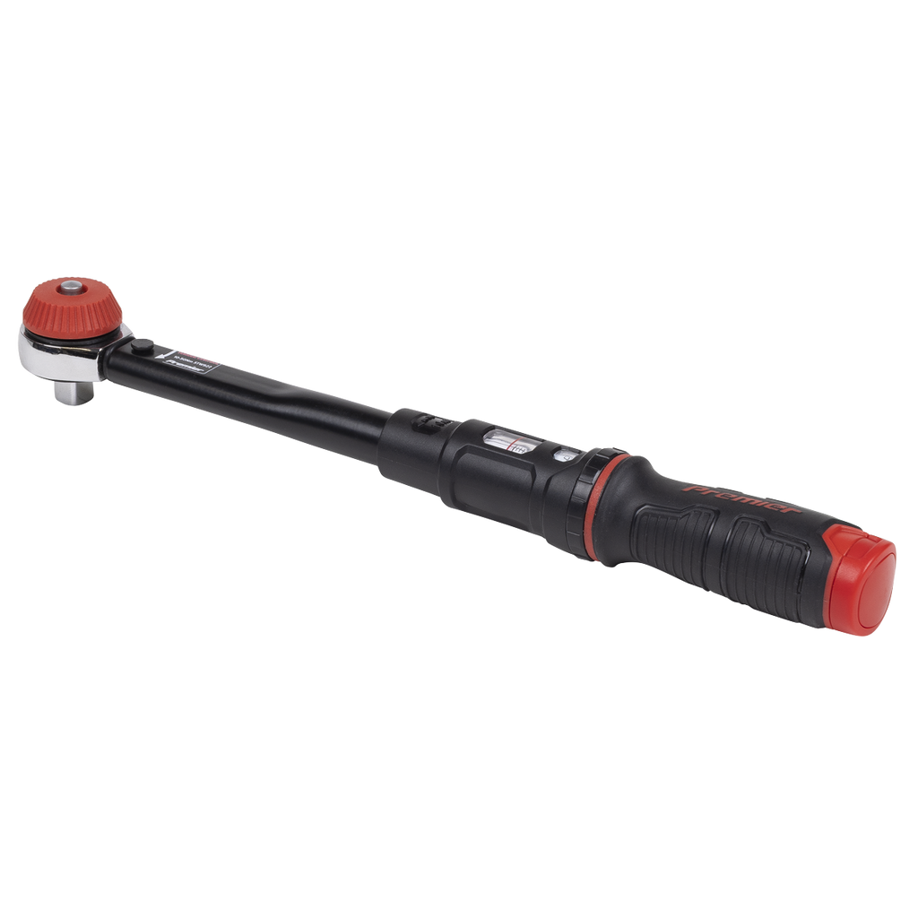 Calibrated Micrometer Torque Wrench with 3/8"Sq Push-Through Drive 10-50Nm STW922