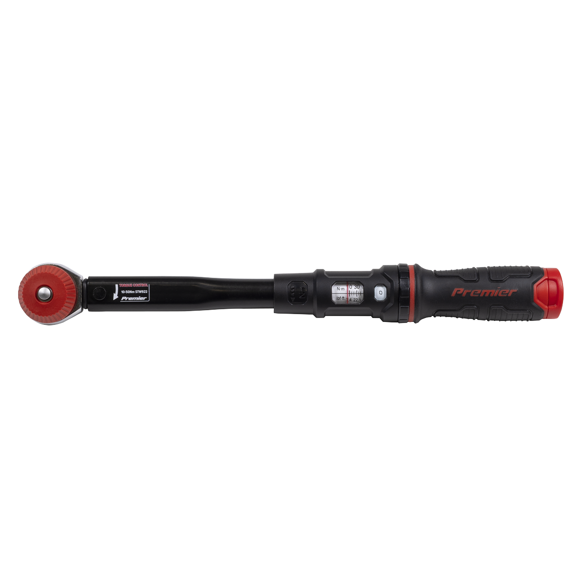 Calibrated Micrometer Torque Wrench with 3/8"Sq Push-Through Drive 10-50Nm STW922