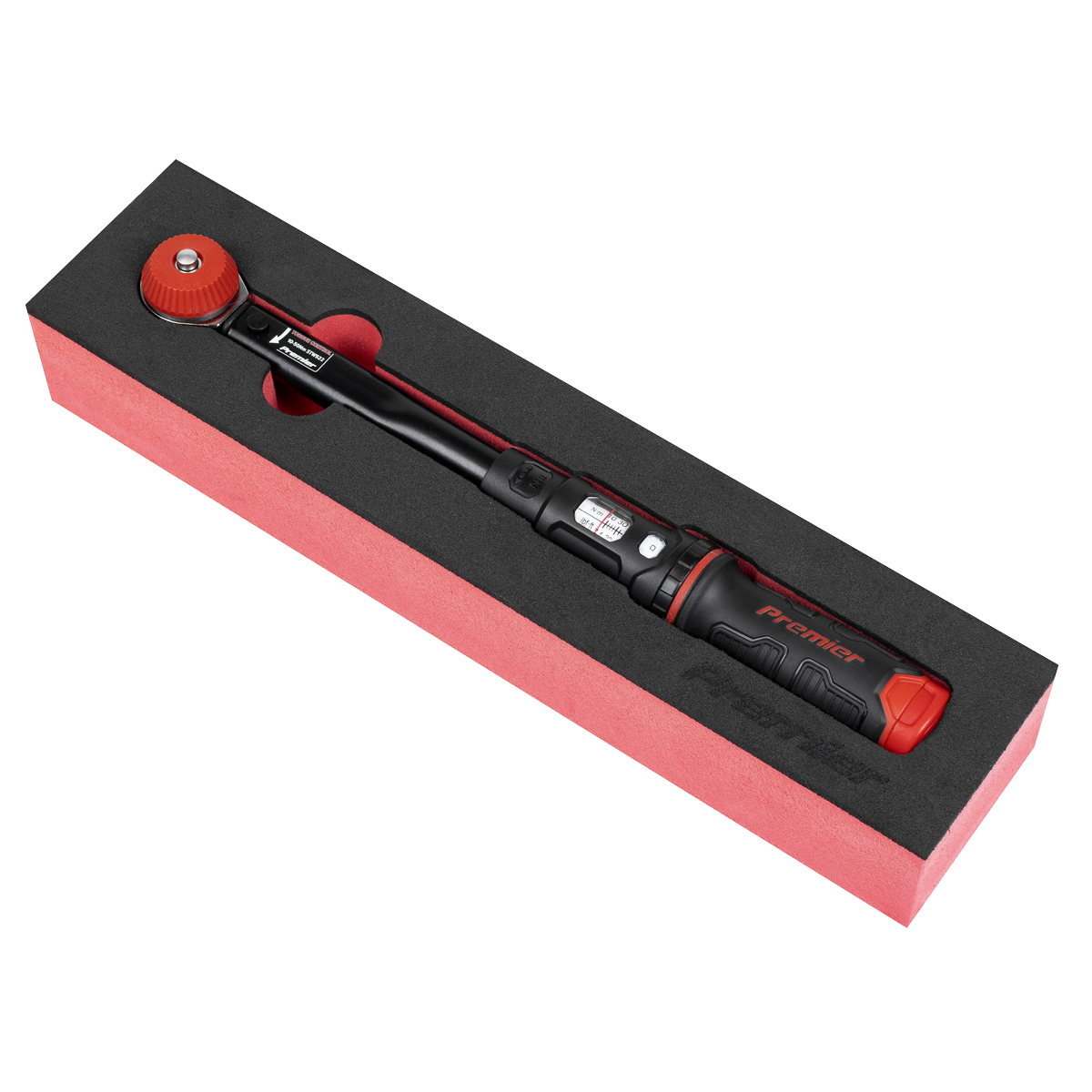Calibrated Micrometer Torque Wrench with 3/8"Sq Push-Through Drive 10-50Nm STW922