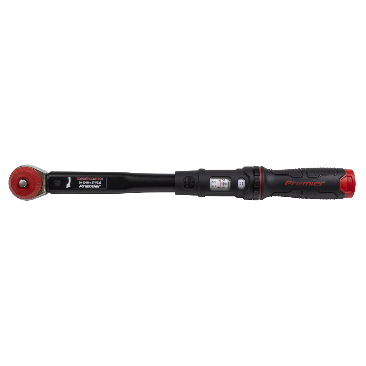 Calibrated Micrometer Torque Wrench with 3/8"Sq Push-Through Drive 20-100Nm STW923