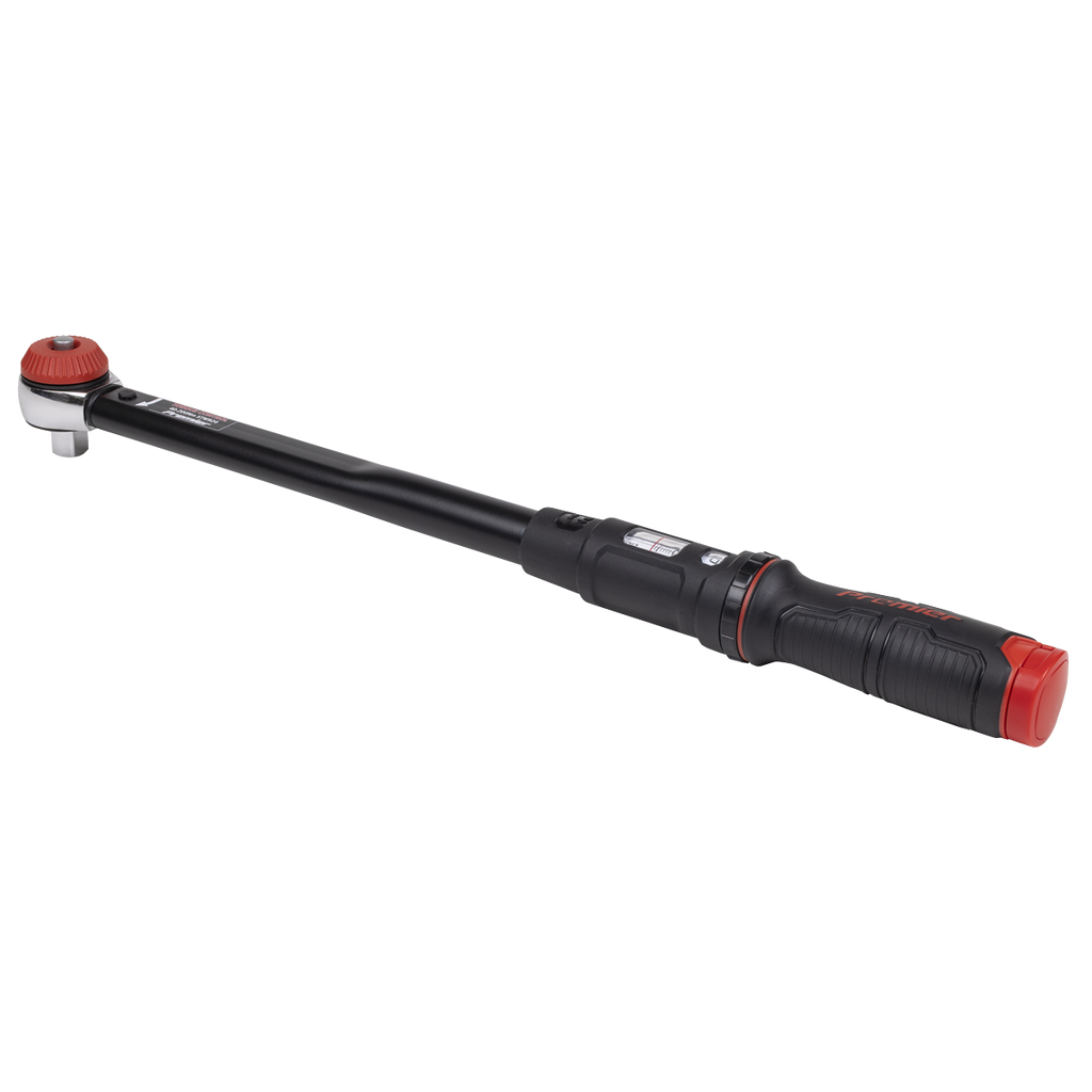 Calibrated Micrometer Torque Wrench with 1/2"Sq Push-Through Drive 40-200Nm STW924