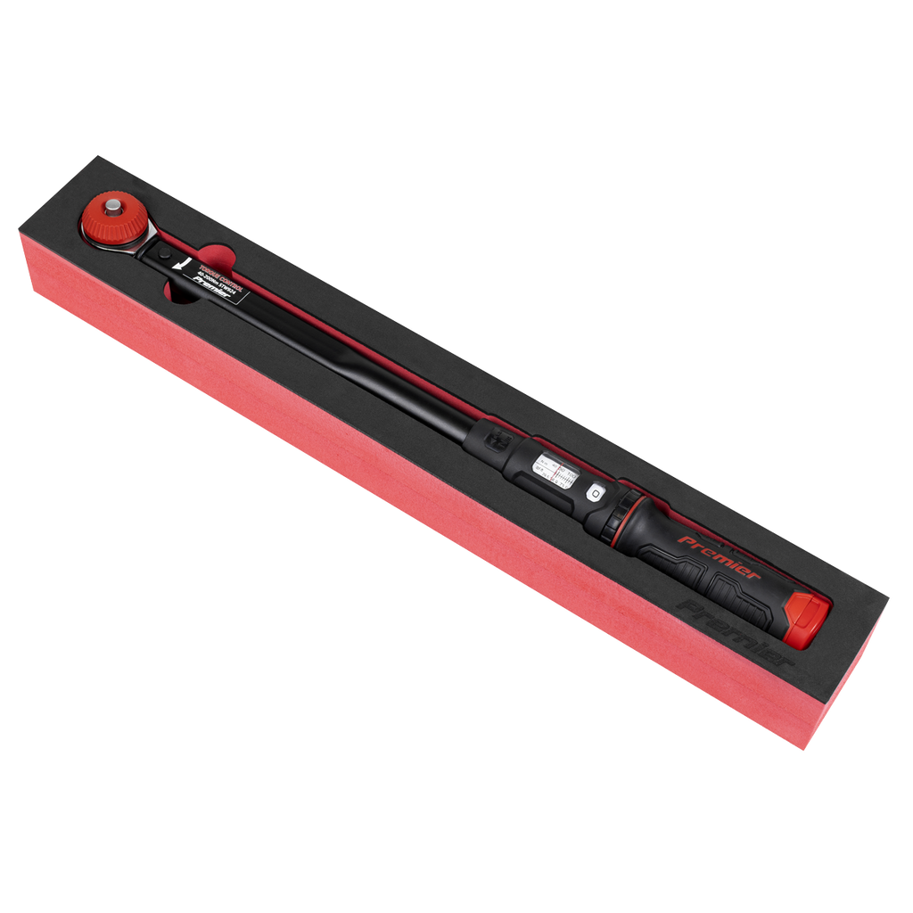 Calibrated Micrometer Torque Wrench with 1/2"Sq Push-Through Drive 40-200Nm STW924