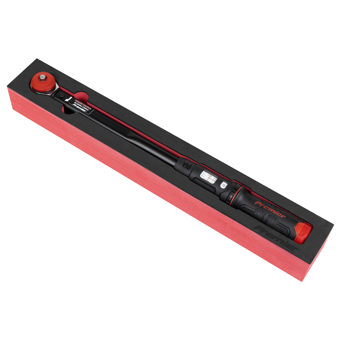 Calibrated Micrometer Torque Wrench with 1/2"Sq Push-Through Drive 40-200Nm STW924