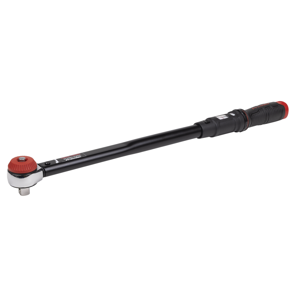 Calibrated Micrometer Torque Wrench with 1/2"Sq Push-Through Drive 60-320Nm STW925