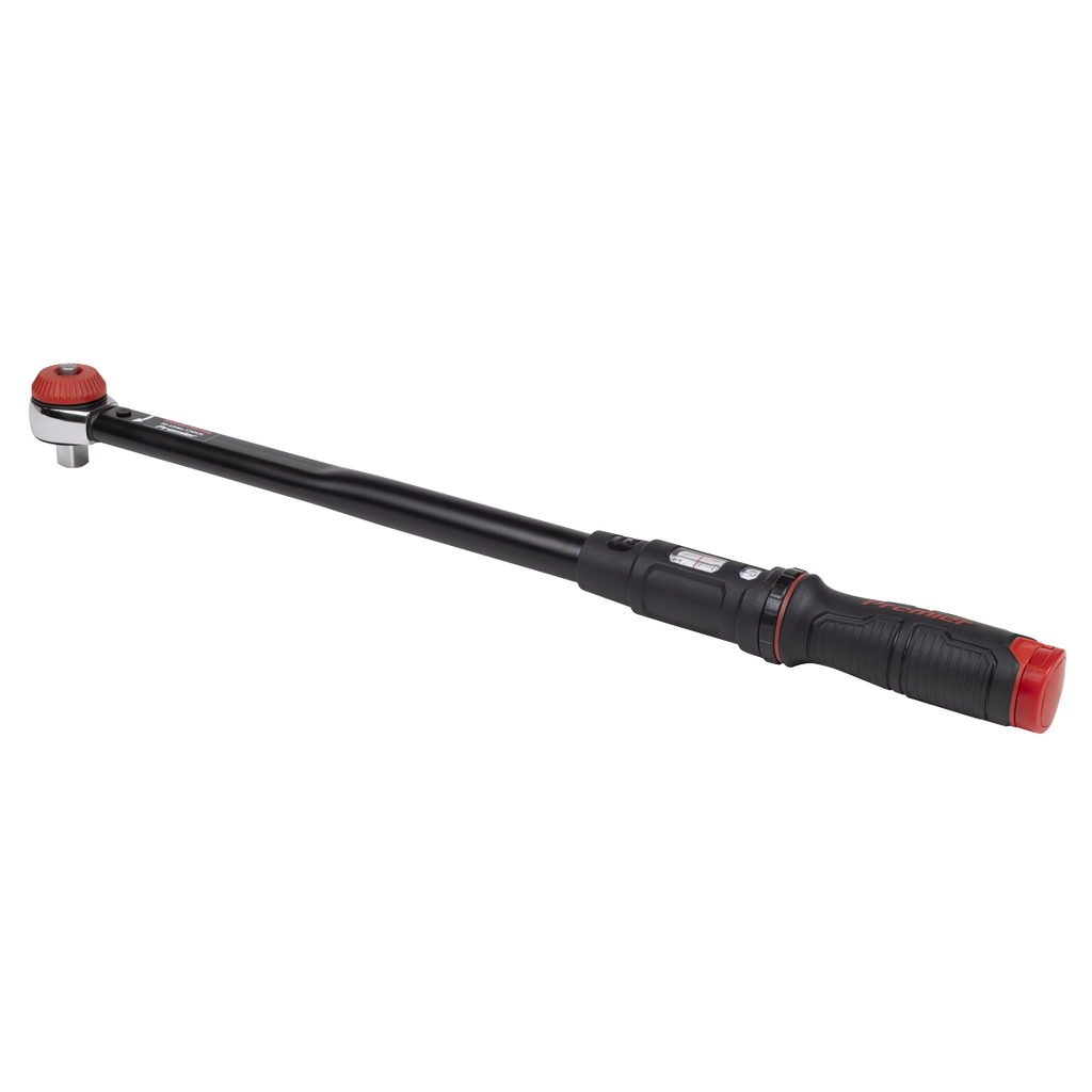 Calibrated Micrometer Torque Wrench with 1/2"Sq Push-Through Drive 80-420Nm STW926