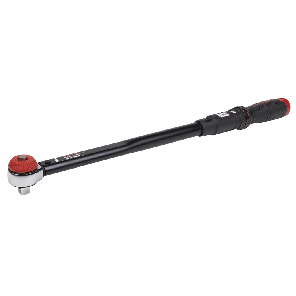 Calibrated Micrometer Torque Wrench with 1/2"Sq Push-Through Drive 80-420Nm STW926
