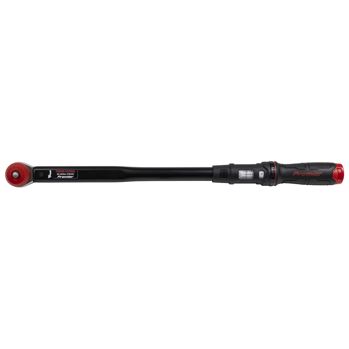 Calibrated Micrometer Torque Wrench with 1/2"Sq Push-Through Drive 80-420Nm STW926
