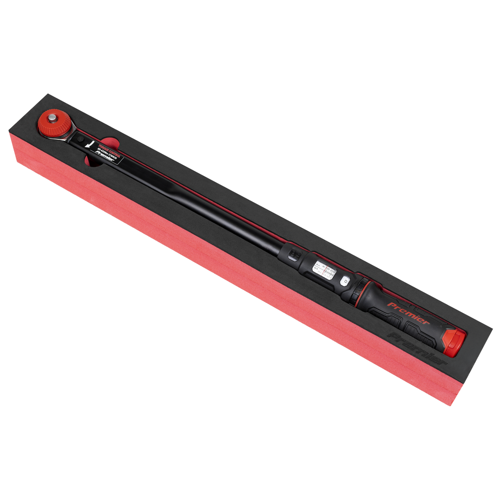 Calibrated Micrometer Torque Wrench with 1/2"Sq Push-Through Drive 80-420Nm STW926