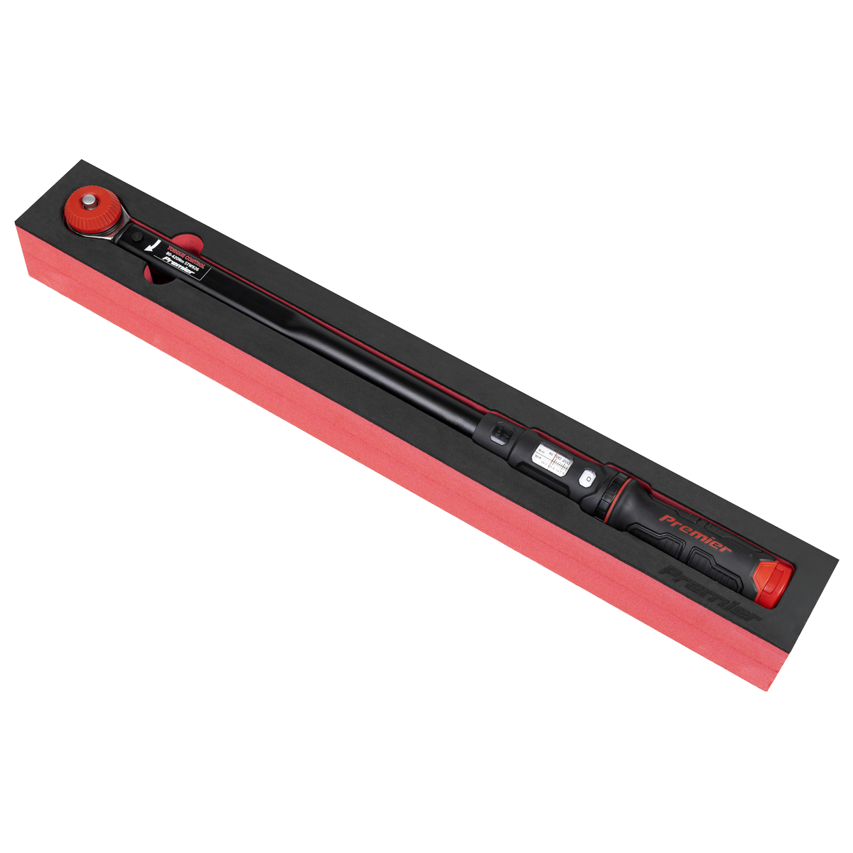 Calibrated Micrometer Torque Wrench with 1/2"Sq Push-Through Drive 80-420Nm STW926