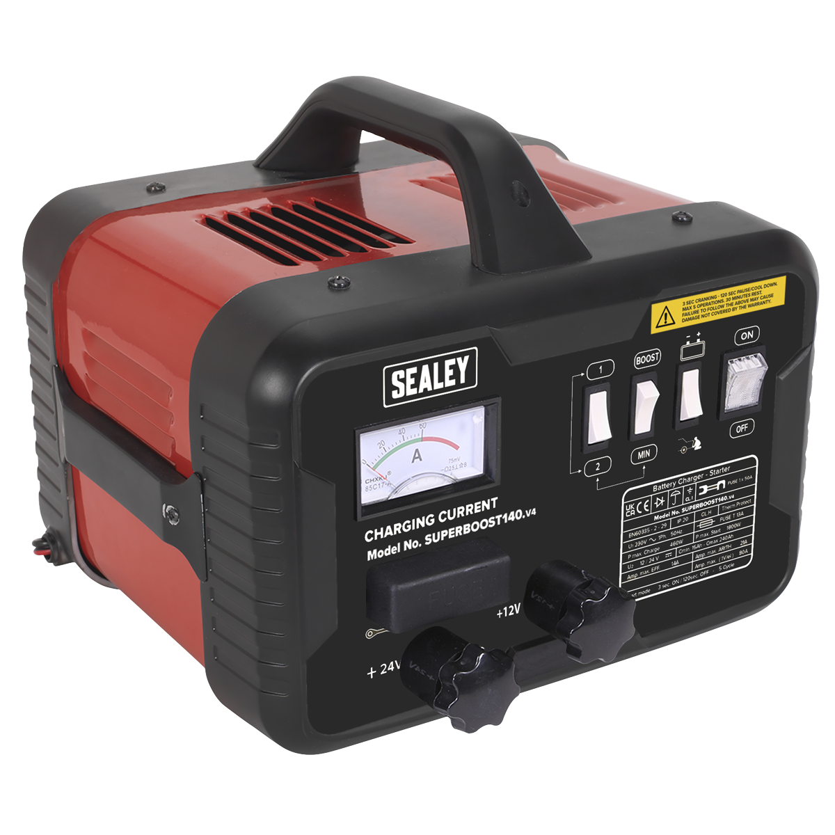 12/24V Starter/Charger 140/21A 230V SUPERBOOST140
