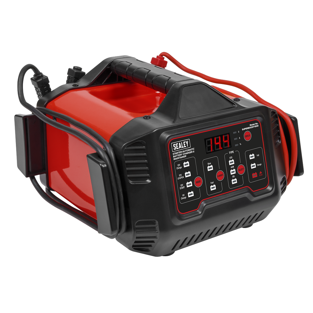 6/12V Automatic Battery Charger & Maintainer 150A Starter/15A SUPERBOOST150D