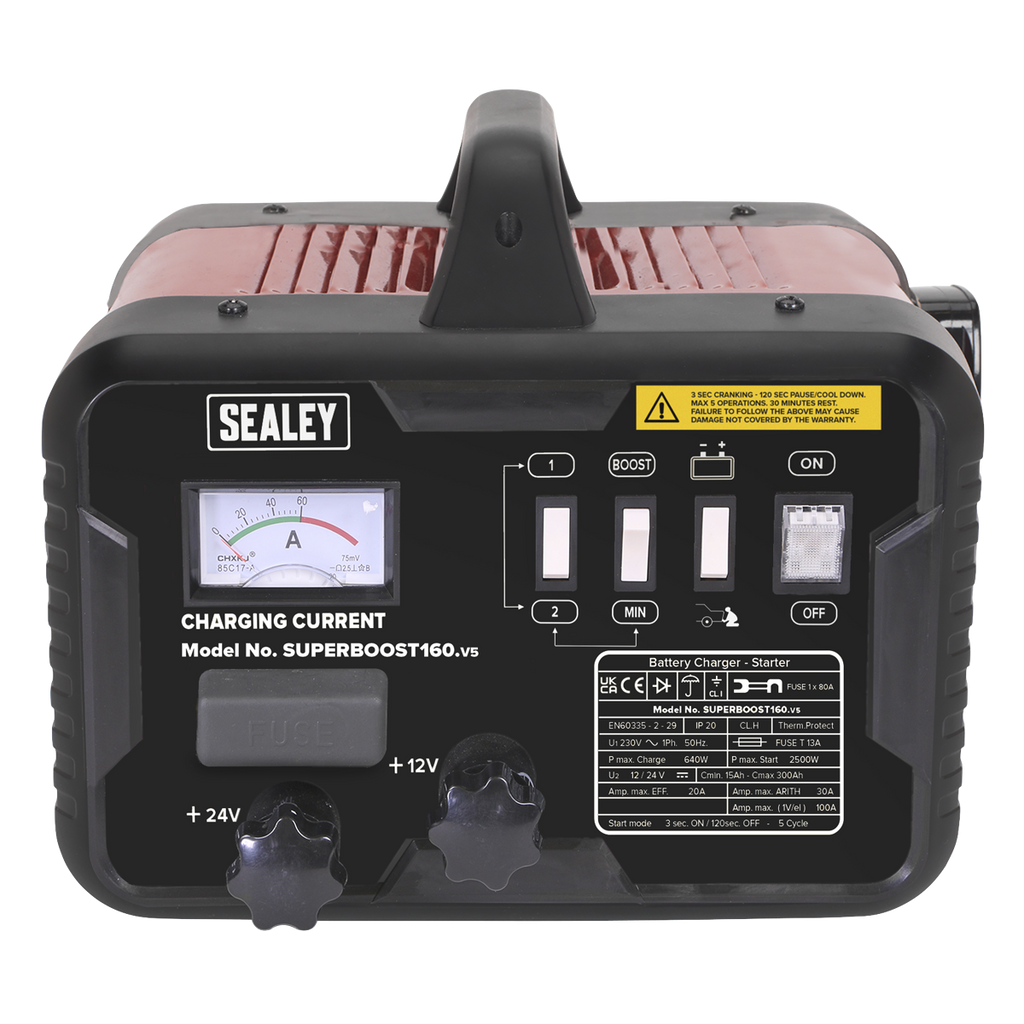 12/24V Starter/Charger 160/30A 230V SUPERBOOST160