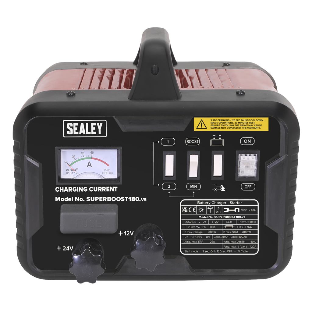 12/24V Starter/Charger 180/40A 230V SUPERBOOST180