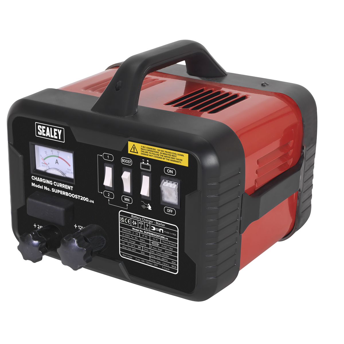 12/24V Starter/Charger 200/45A 230V SUPERBOOST200