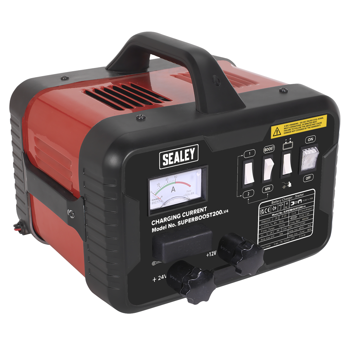 12/24V Starter/Charger 200/45A 230V SUPERBOOST200